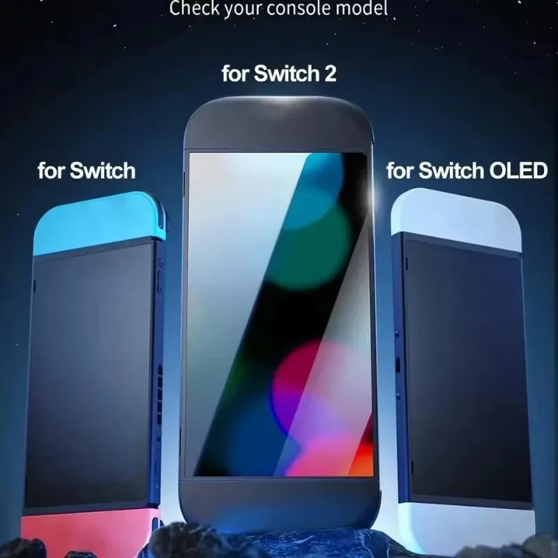واقي شاشة من الزجاج المقسى للتبديل/التبديل OLED/Switch2 سهل التركيب طبقة حماية مضادة للخدش للتبديل 2 NS2 OLED #2