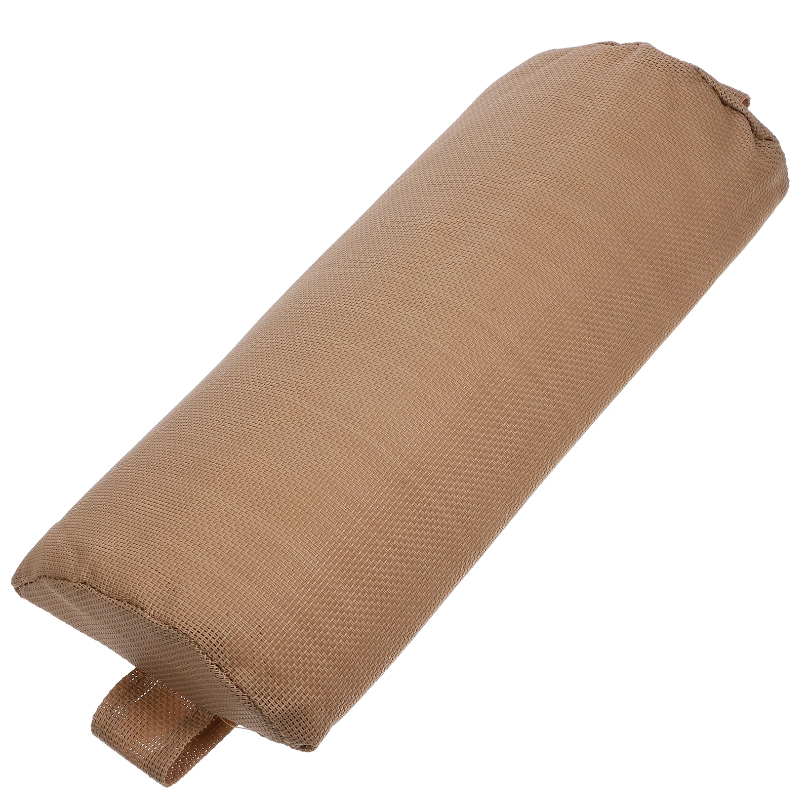 

Folding Chair Headrest Pillow Sponge Cushion Comfortable Support Ergonomic Leisure Deck Accessories Brown Color Long Life