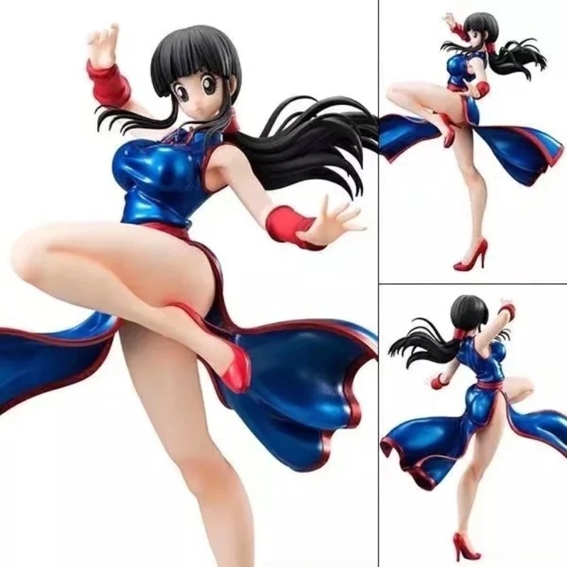 Dragon Ball Z Anime Peripheral Figure Chichi Cheongsam Chinese Costume Statue Boxed Desktop Decoration Collectible Gift