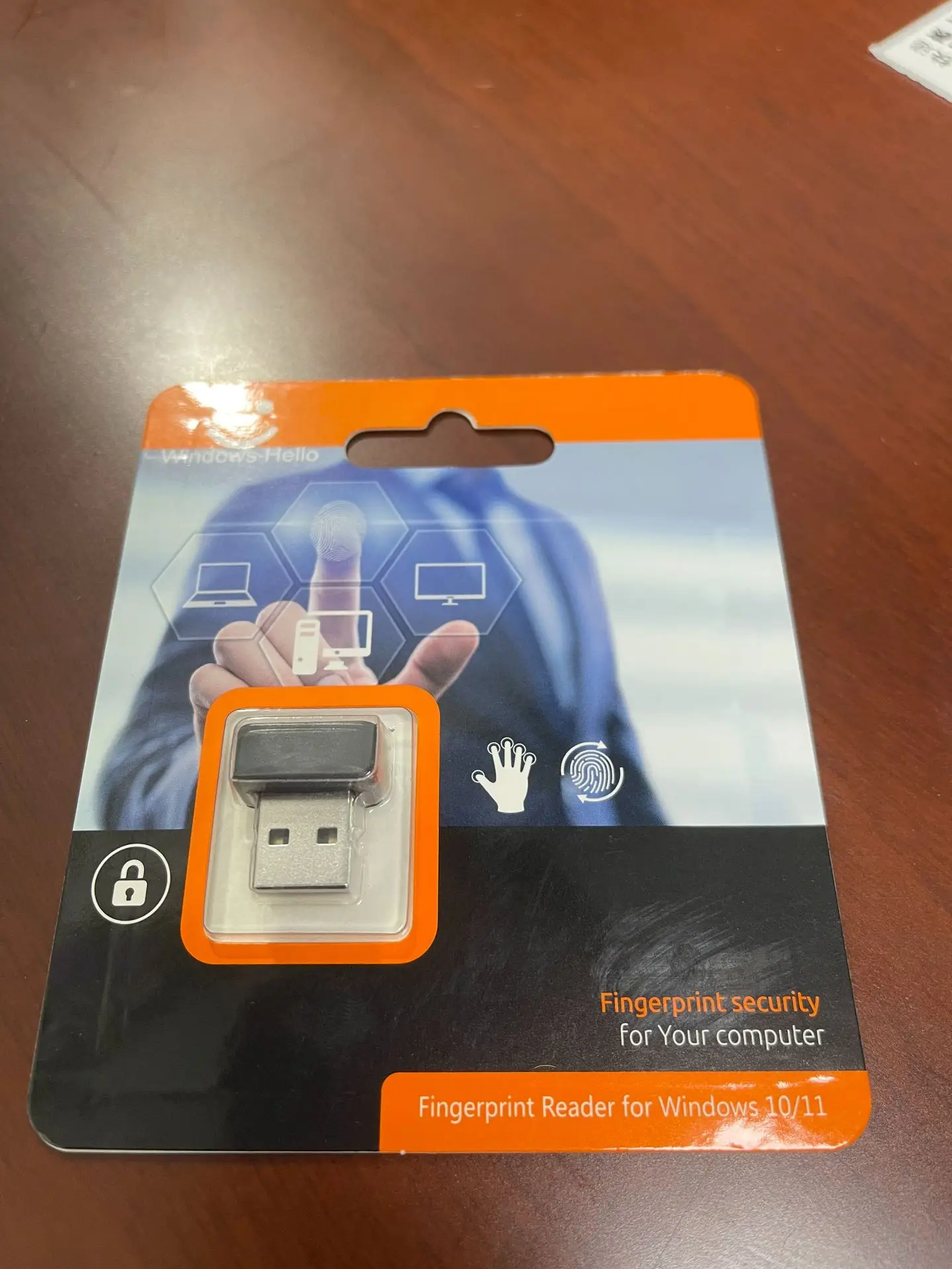 الكمبيوتر المحمول ويندوز 10/11 مرحبا مفتاح الأمان البيومترية تسجيل الدخول في الحساب الآمن USB وحدة الماسح الضوئي للأصابع جهاز USB قارئ بصمات الأصابع