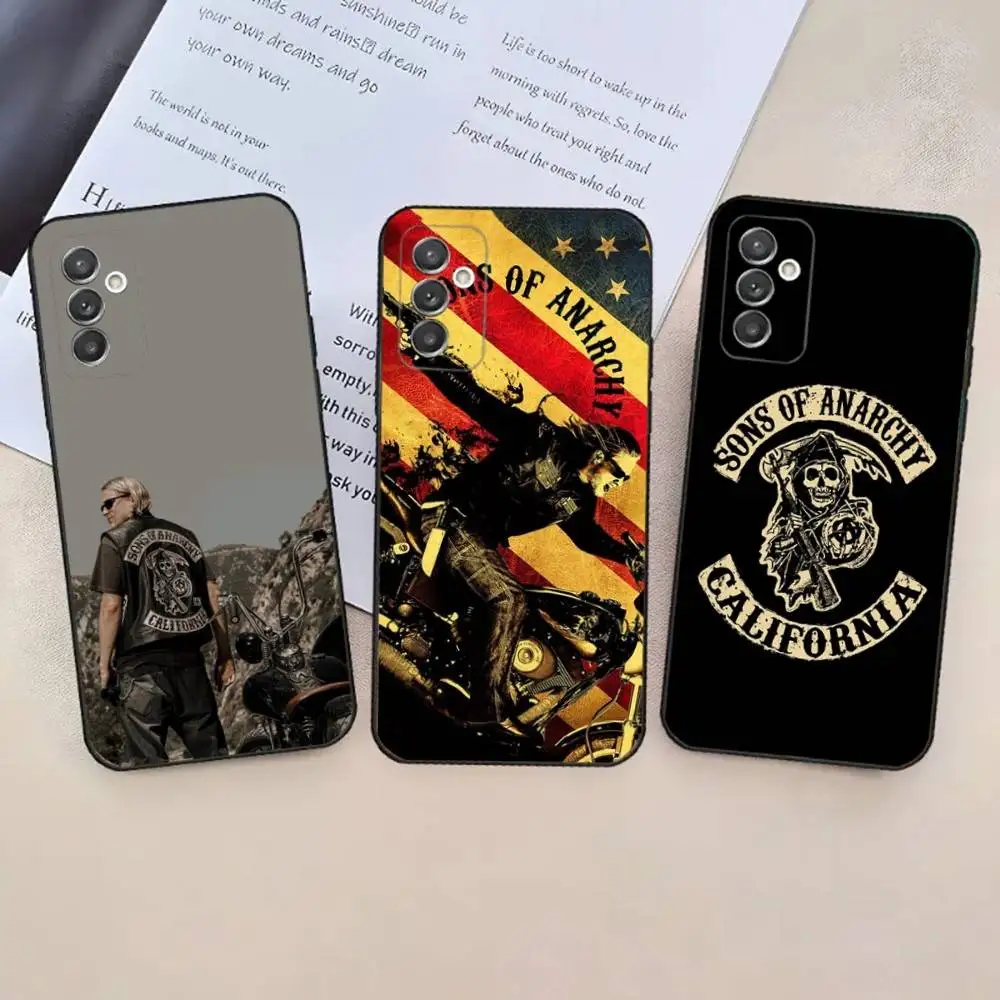 

Sons Of Anarchy Jax Teller Phone Case For Samsung Galaxy A 91,80,73,72,71,53,52,51,22,5G,Note,J7,8,9 Soft Black Cover