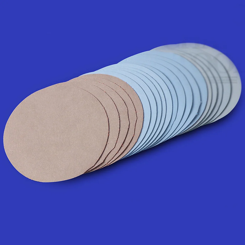 20 pezzi di carta vetrata rotonda 3000 5000 7000 10000 grana floccaggio pulizia laterale miscelazione dischi abrasivi per superfici asciutte e bagnate