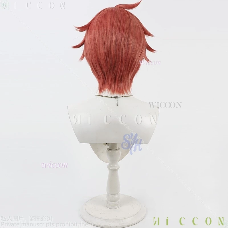 أزياء الهالوين أنيمي توغين أنكي كوسبلاي كيويا أورانزاكا زي أحمر شعر مستعار قصير شعر صناعي للنساء البالغات disfraz 2119 #5