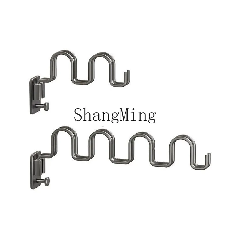 

PYH balcony punching-free rotating shoe rack wall mounted outdoor drying rack sandals folding and storage