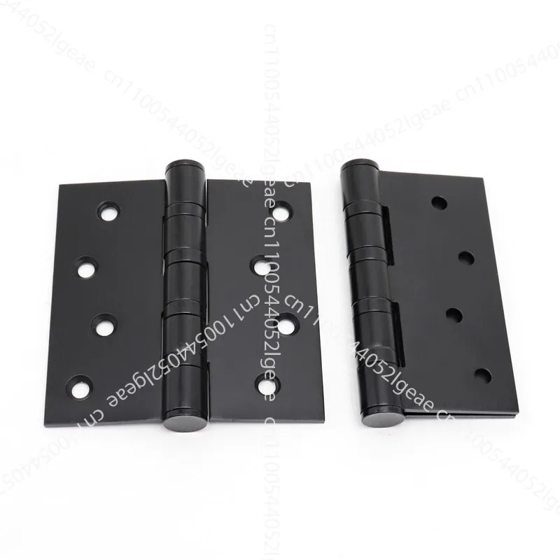

Black 5-inch stainless steel folding leaf gate hinge wooden door lotus hardware 5x4x3 door hinge