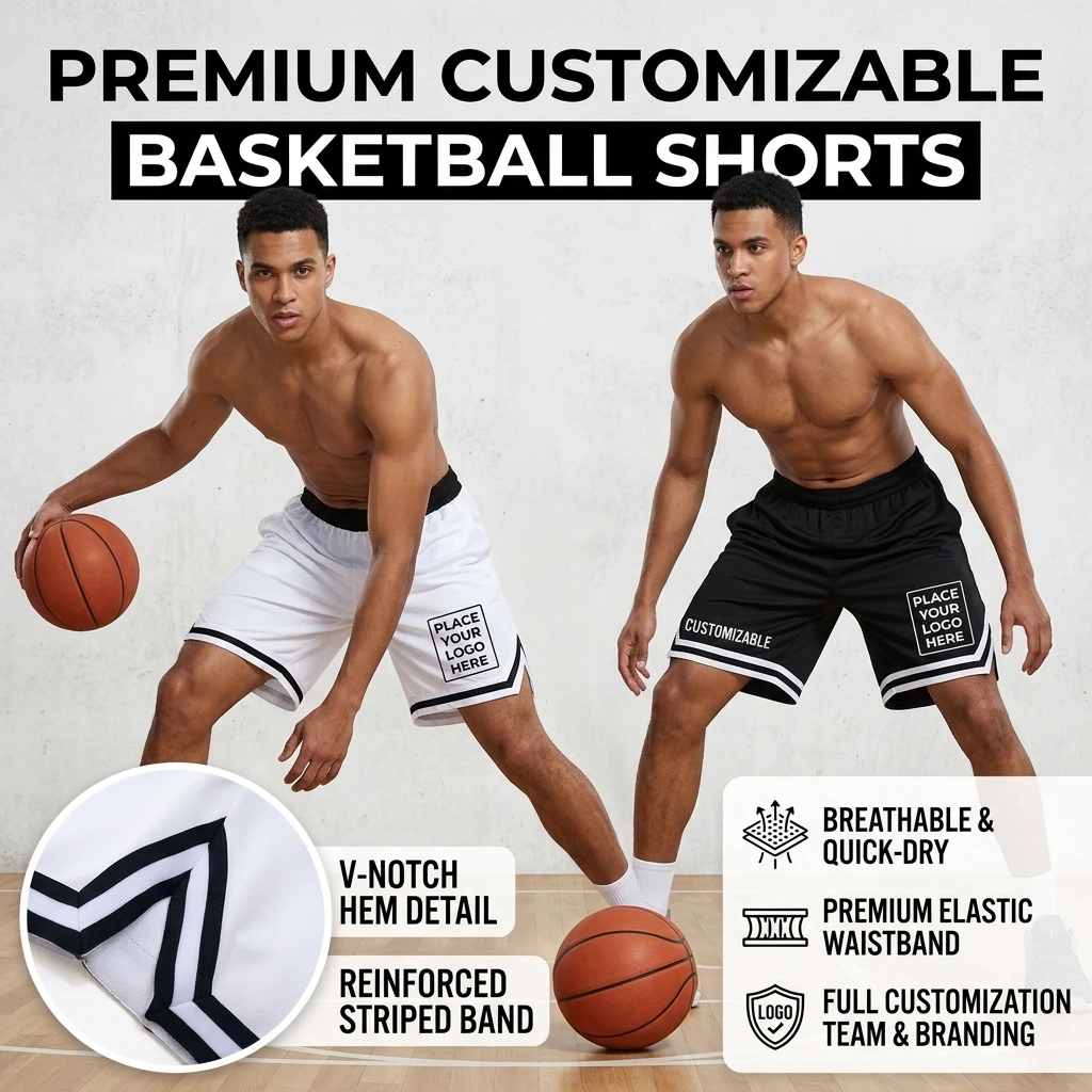 Custom Logo Men's Sports Shorts High Quality Summer Fitness Training Outdoor Running High Waist Brief Customizable Men's Fashion