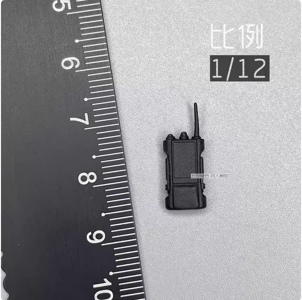 LEVEL9 1/12 Scale Female Soldier Interphone Model for 6'' Dora Figure