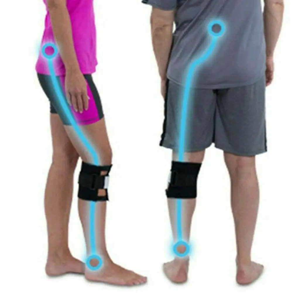 1 Pc/2Pcs Leg Sleeve Flannel Magnet Knee Brace High Elasticity Sweat-absorbent Vibration Sciatica Instant Pain Relief Brace