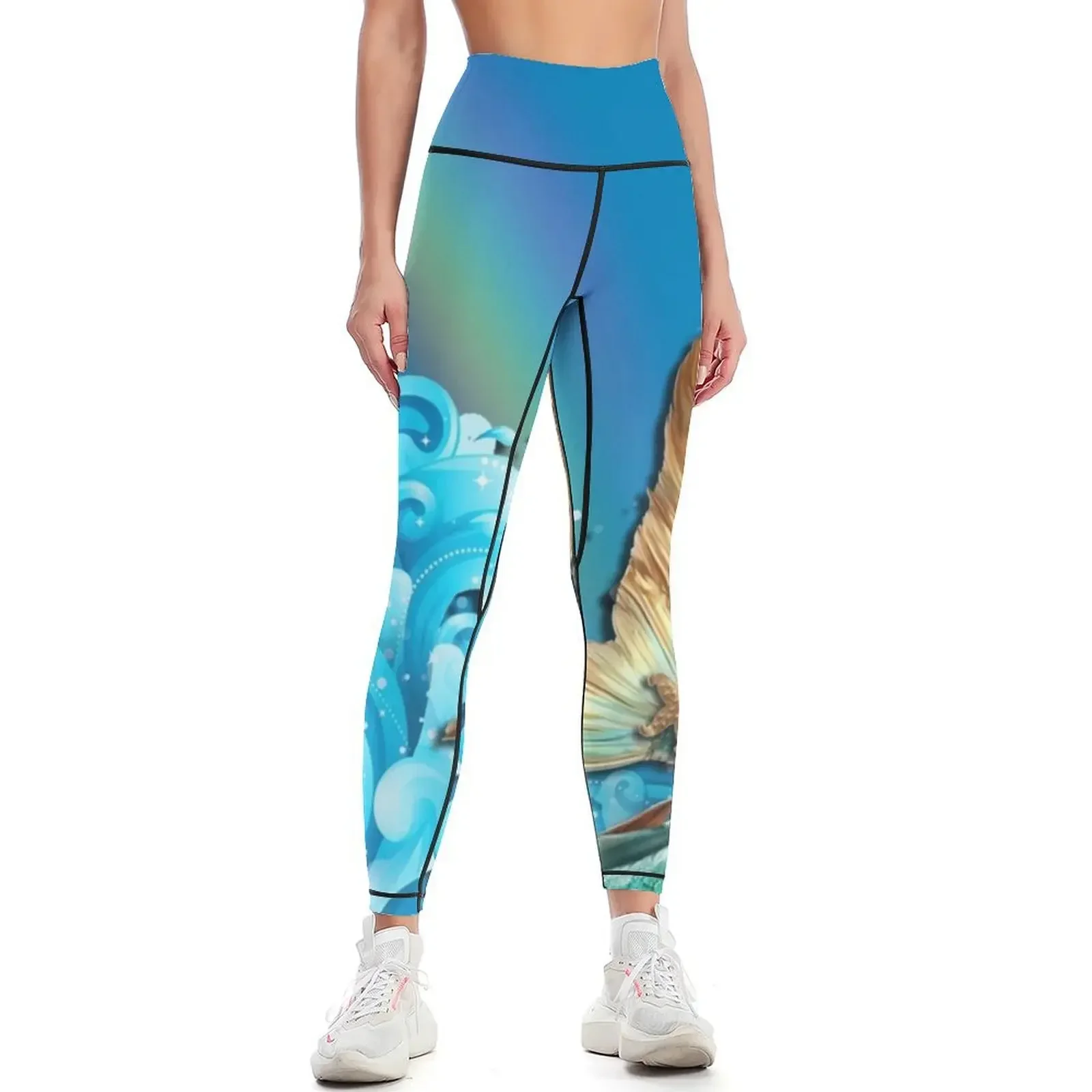 

rainbow Mermaid Leggings Legging sport Women's fitness Fitness's gym clothes sports for push up Womens Leggings