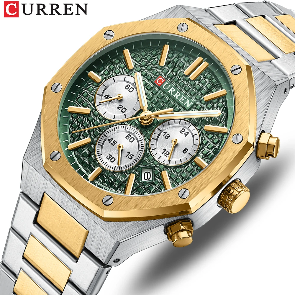 

CURREN Watch For Men 8440 Top Brand Luxury Quartz Watch Waterproof 30M Business Stainless Steel Strap Men Watch Reloj Hombre