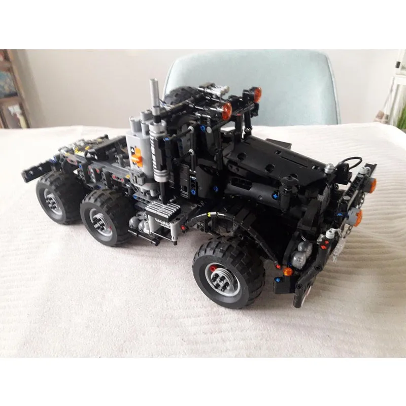 Набор строительных блоков MOC-28344 City All-Terrain Sports Black Remote Control Truck, 1993 детали, для взрослых, новогодний/рождественский подарок-игрушка