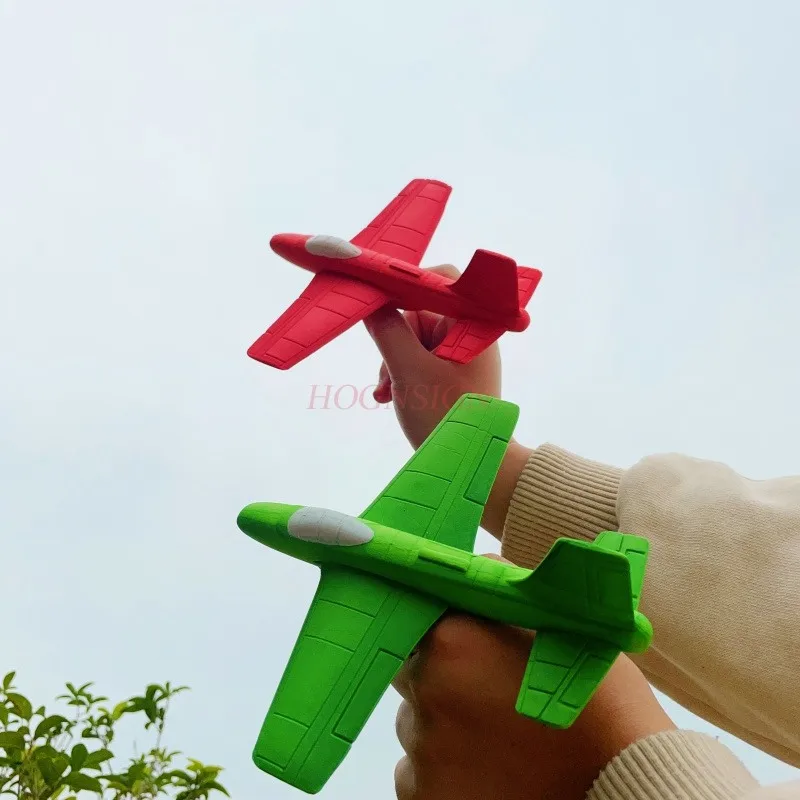 الأطفال اليد رمي بالقصور الذاتي نموذج طائرة إيفا الأولاد دوامة رمي مزلق رغوة الطائرات اللعب الرياضة في الهواء الطلق