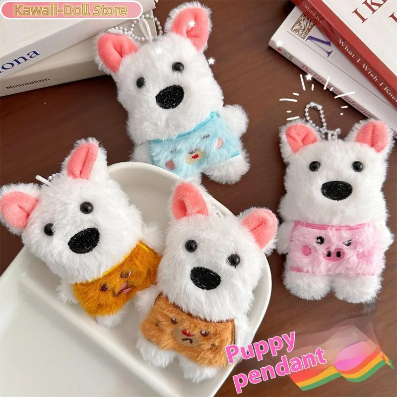 

Милый мультяшный плюшевый писк щенок брелок сумка кулон подвески Kawaii кукла-животное кулон аксессуары для женщин подарки для детей