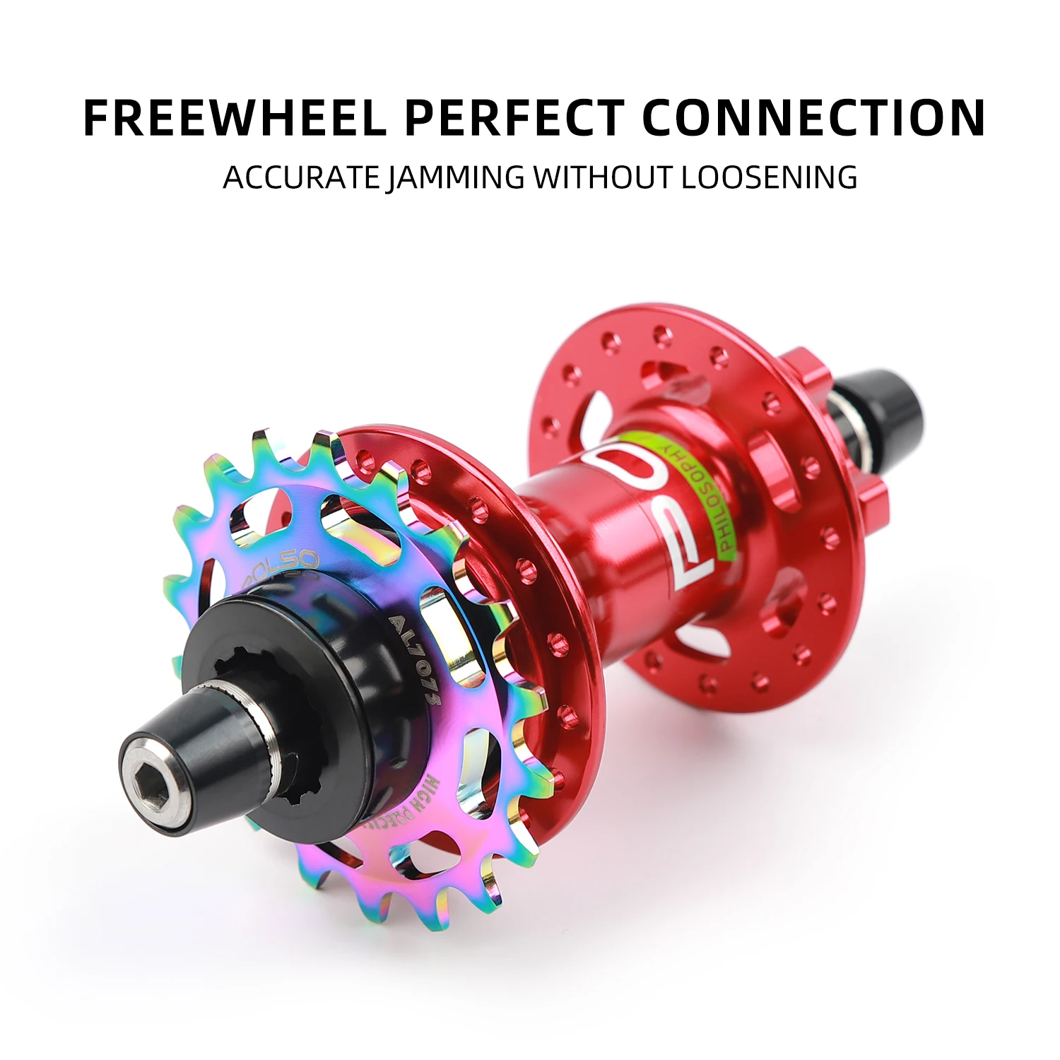 POLSO BMX Bike Freewheel 16T 18T Single Speed Bicycle Cog Aluminum Alloy 7075 Flywheel