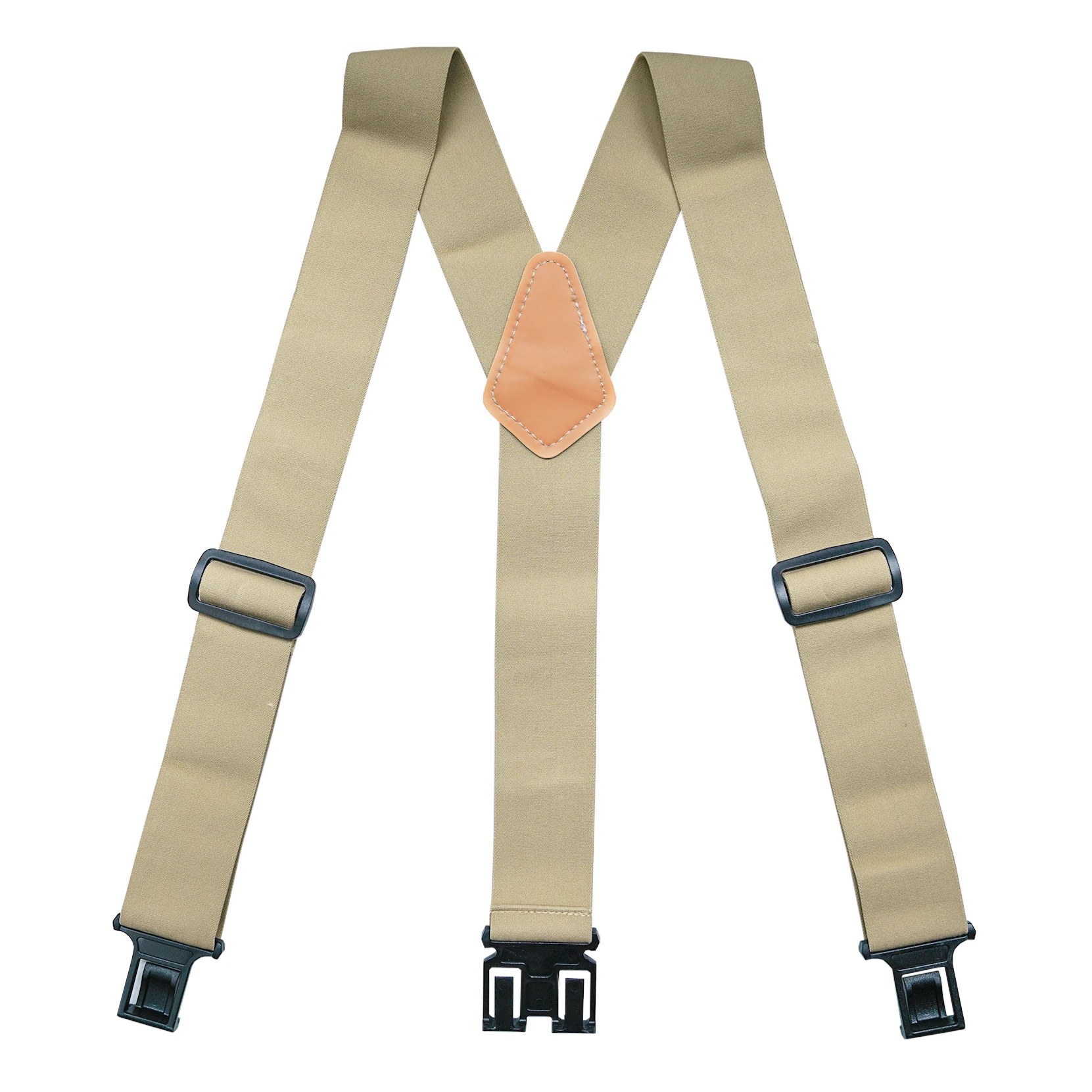 Melo Hard Y Back Suspender Airport Friendly Suspender, NO Buzz dengan Klip Plastik 2 Inci Kawat Gigi Parsial Elastis