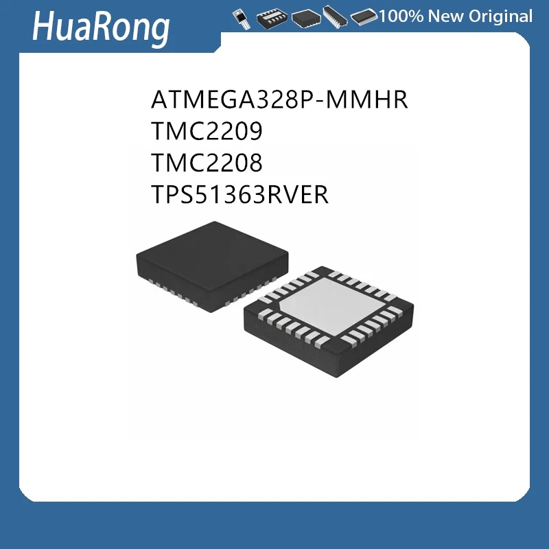 10Pcs/Lot  ATMEGA328P-MMHR TMC2208  TMC2209 TPS51363RVER TPS51363 51363 QFN28