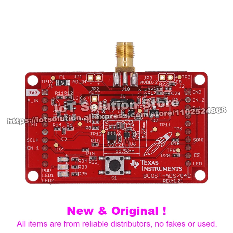 BOOST-ADS7042 ADS7042 Ultra-Low Power Data Acquisition BoosterPack