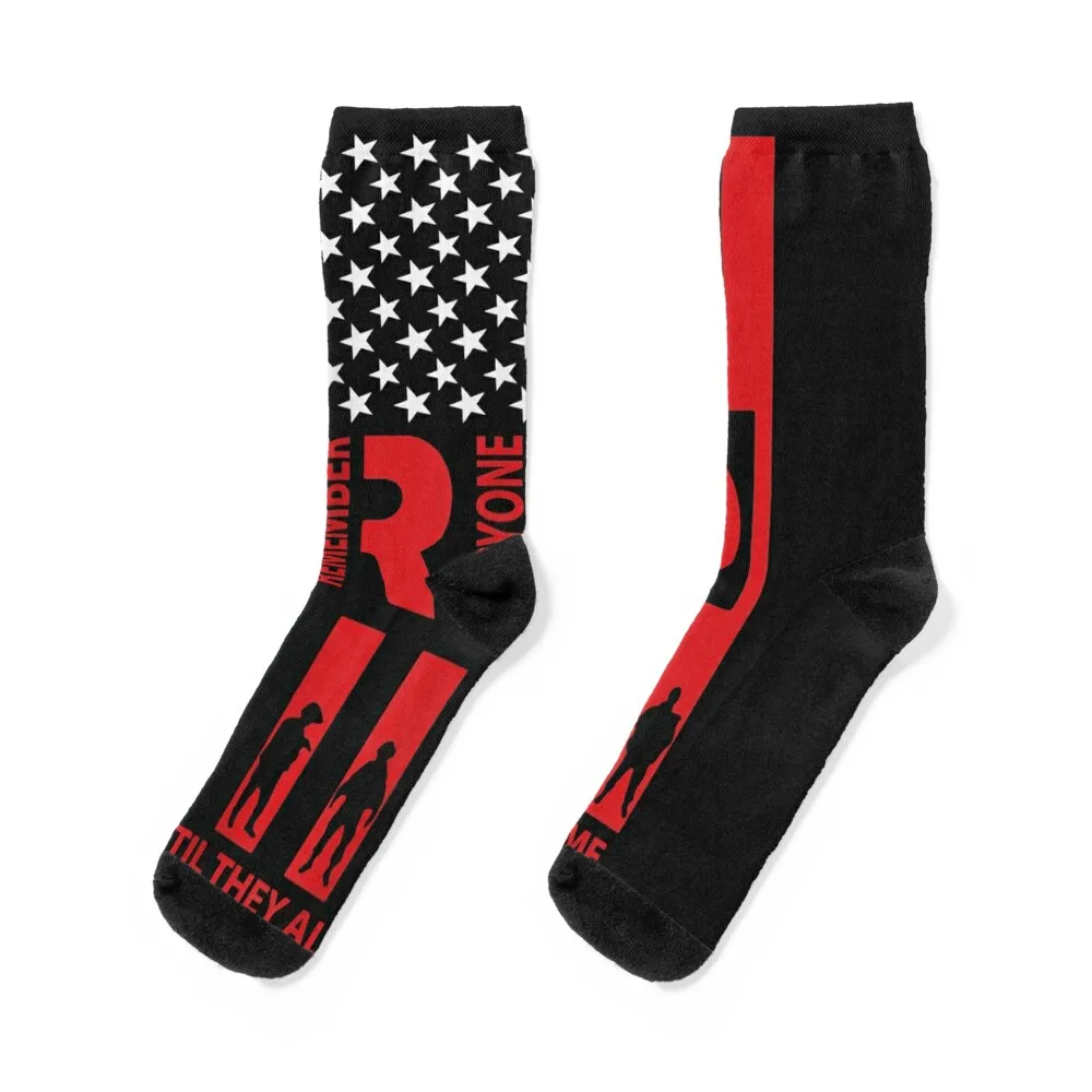 Red Friday Military Deployed Navy Soldier US Flag Veteran TShirt43 Socks Heating sock Men's moving stockings Men's Socks Women's
