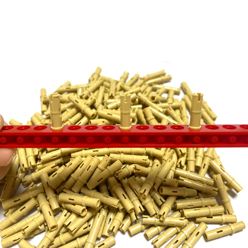 Bulk Technische Lange Pin Zonder Wrijving Bouwsteen MOC Onderdelen Set Speelgoed Voor Connector Compatibel 32556/39888 500 stks/partij