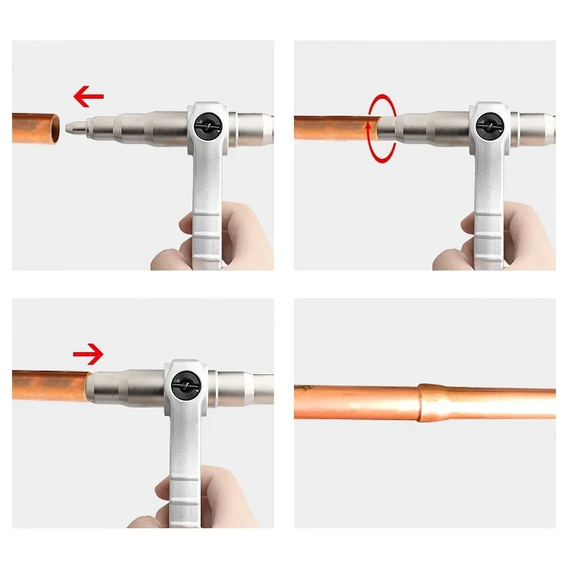Copper Pipe Tube Expander Hand Refrigeration Tools Copper Pipe Swaging Tool Tube Expander 1/4