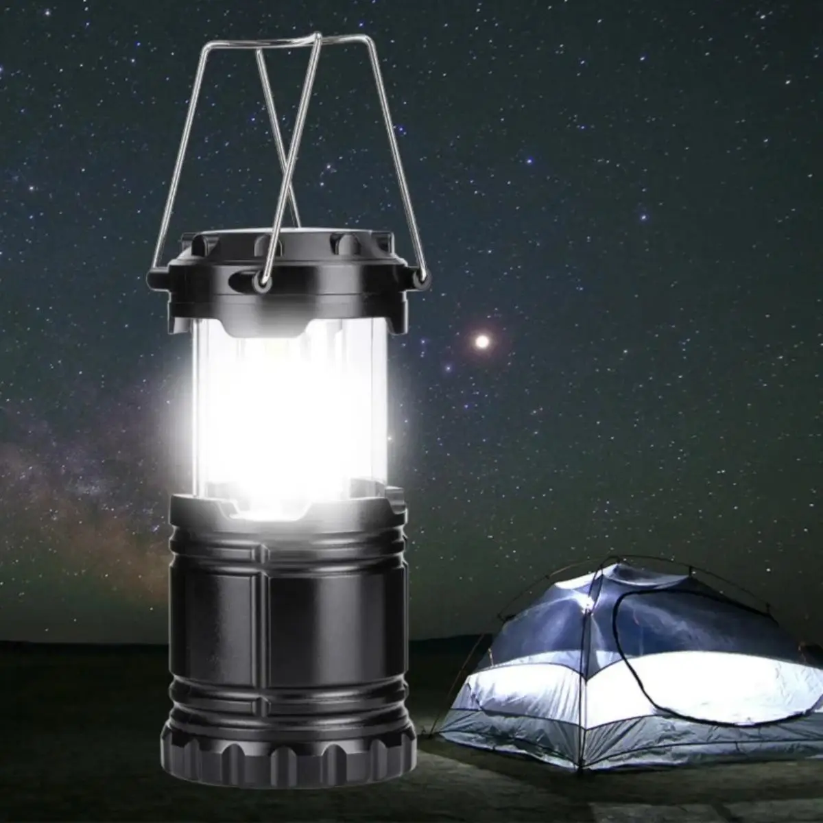 B Camp Light Torch Light Hang Hold Solar Charge USB Charge Tent Light Outdoor Energy Saving Protable