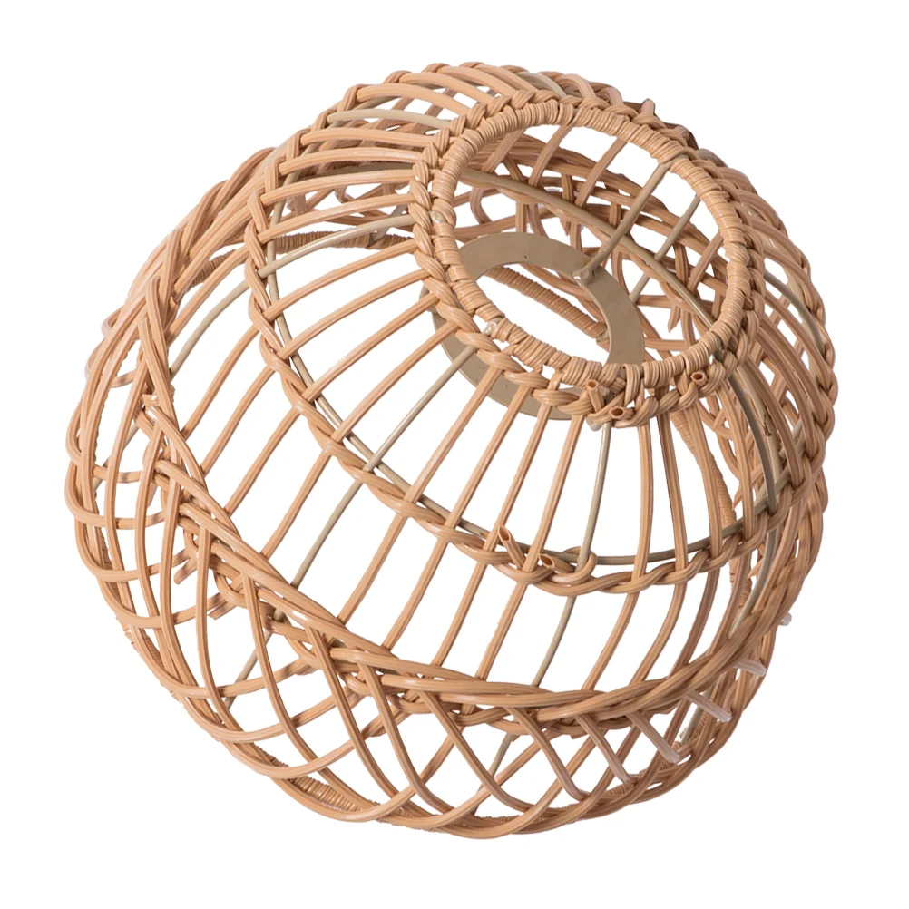 Simulated Woven Lampshade Rustic Replacement Branches for Hanging Chandelier Pendant Iron Ceiling Decorative