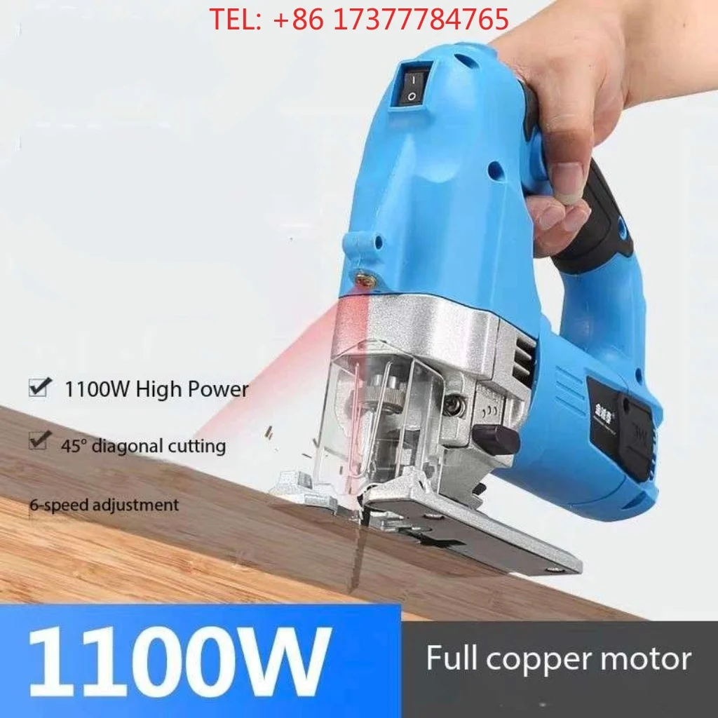 Powered Jigsaw Saw, Household Multifunctional Handheld Wood  Wire Saw  Woodworking Tool