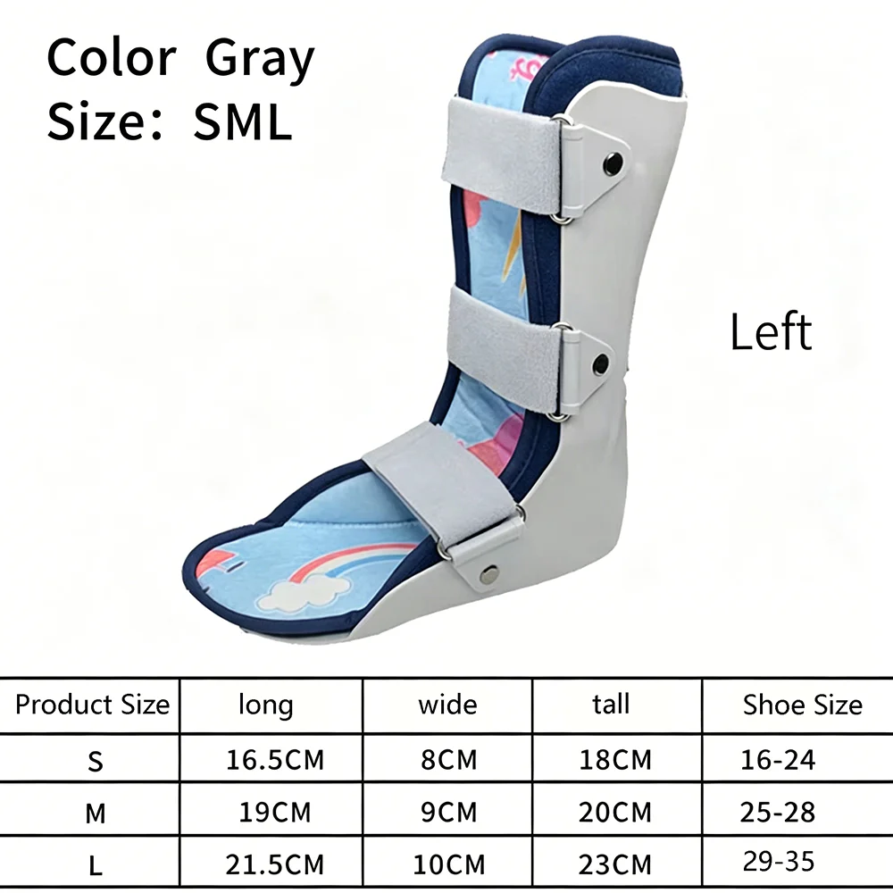 

Kid Foot Drop Support Splint Varus Valgus Orthotics Children Ankle Joint Fracture Fixation Brace Ankle Sprains Recovery Band