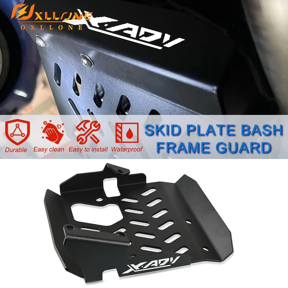 

Защита картера и двигателя для мотоциклов Honda X-ADV 750 (NC750X) 2017-2026 годов выпуска, включая модели 2023, 2025, 2026 годов. Защитная пластина, защита рамы.