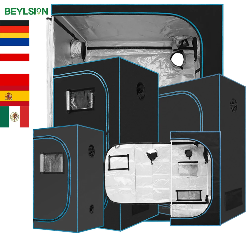 BEYLSION High Quality 600D Growing Box Watch Window Grow Tent For Indoor Grow System Hydroponics