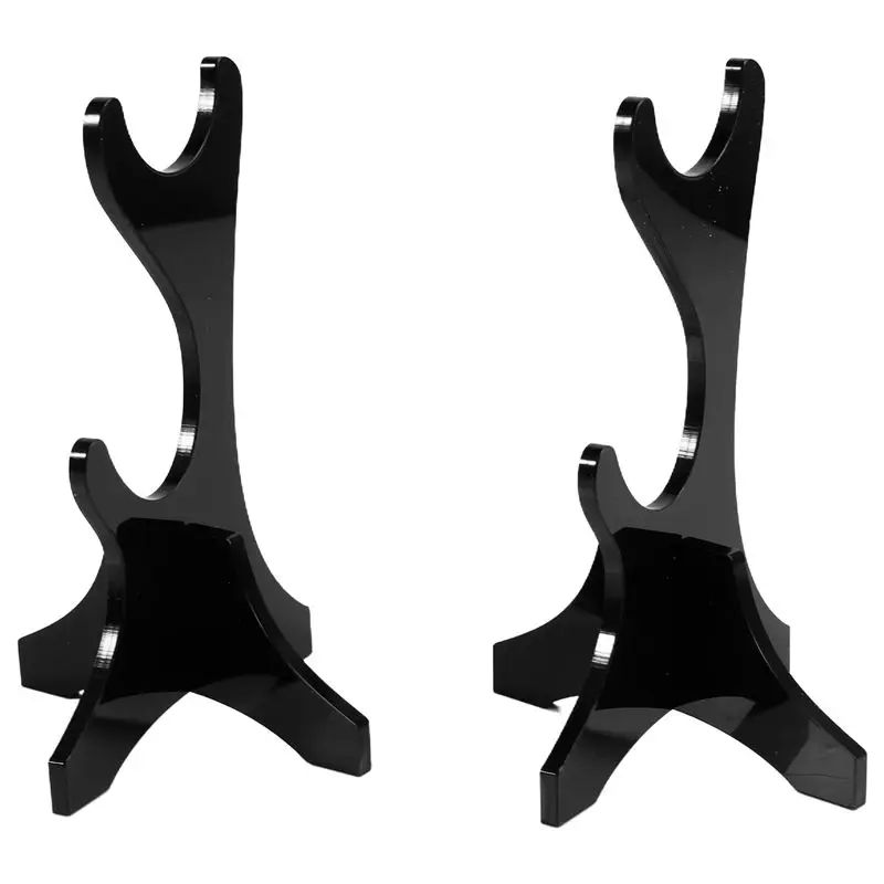 NEW HOT In Stock-Two Tiers Wand Display Stand,Wizard Wand Display Stand,Wooden Magic Wands Holder 2 Tiered Stand Rack For Collec