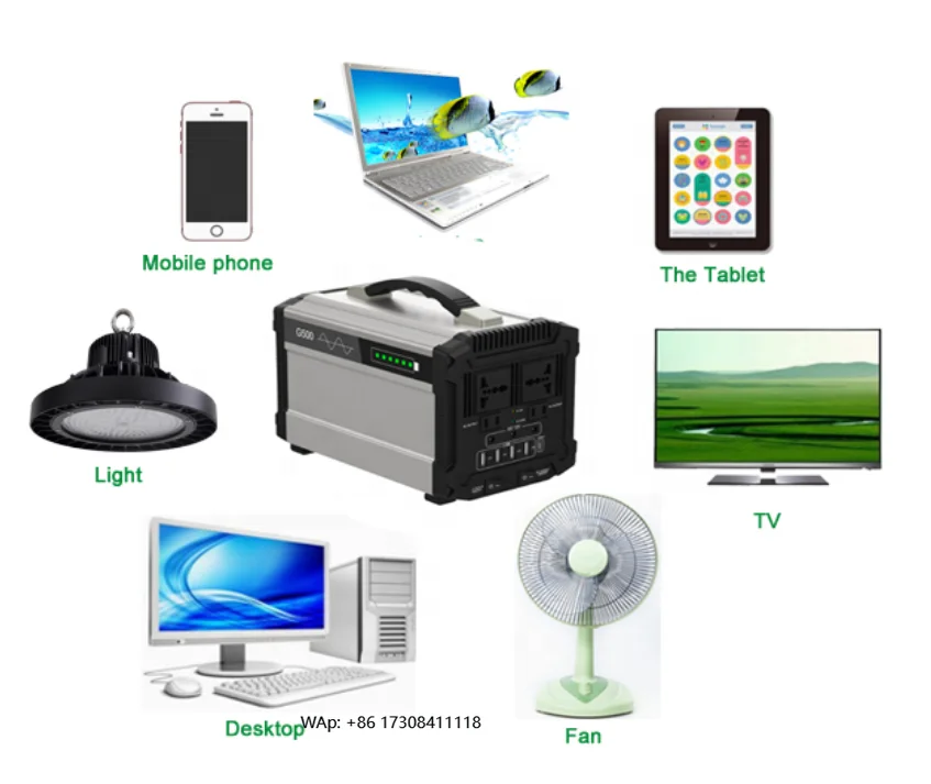 

High quality LiFePo4 500Wh solar panel portable energy box solar generator kit home