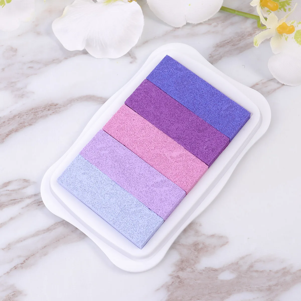 Tampone di inchiostro sfumato 5 colori Timbro artigianale ad asciugatura rapida a base d'acqua per bambini Scrapbooking Tessuto Legno Progetti fai da te Artigianato d'arte