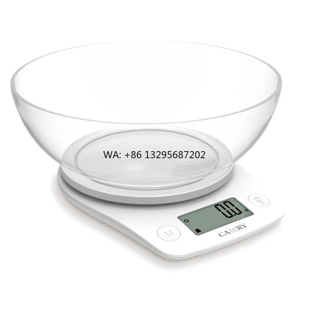 

Precision Kitchen Weighing Scale with Bowl ROHS Certified LCD Display Ideal for Home Baking Cooking and Office Use