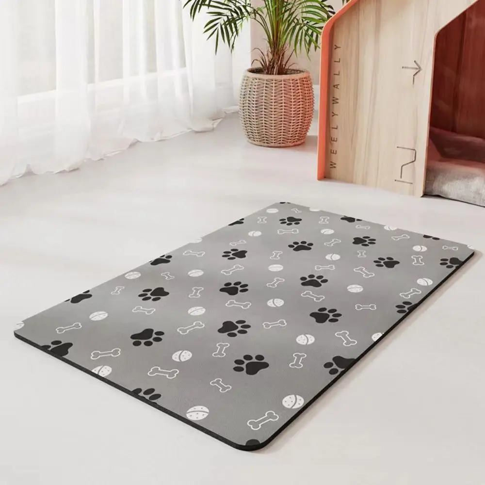 Non-slip Pet Mat for cat Color Pet Food Mat Pet Bowl Drinking Water Pad Dog Feeding Mat