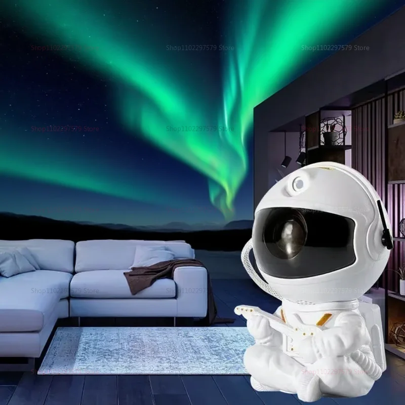 جهاز عرض Galaxy Led Night Light Star Projector جهاز عرض رائد الفضاء Galaxy Light لغرفة النوم المزخرفة للأطفال هدية للأطفال