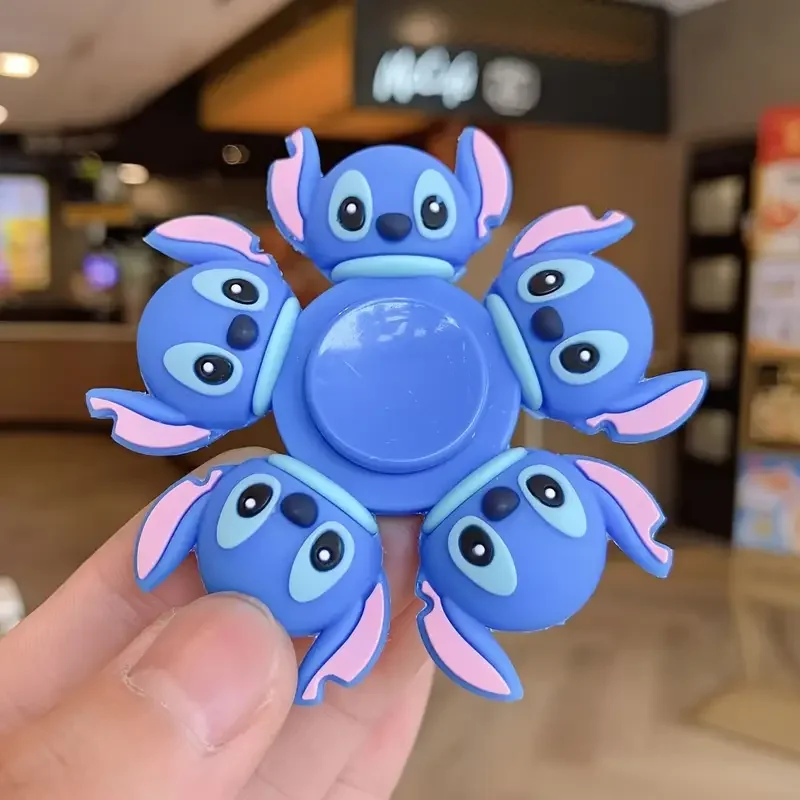 Disney Stitch Fidget Spinner |   360 °   Glatte Rotation, Stressabbau-Spielzeug, tragbar, leicht zu greifen, Entspannungsgyroskop