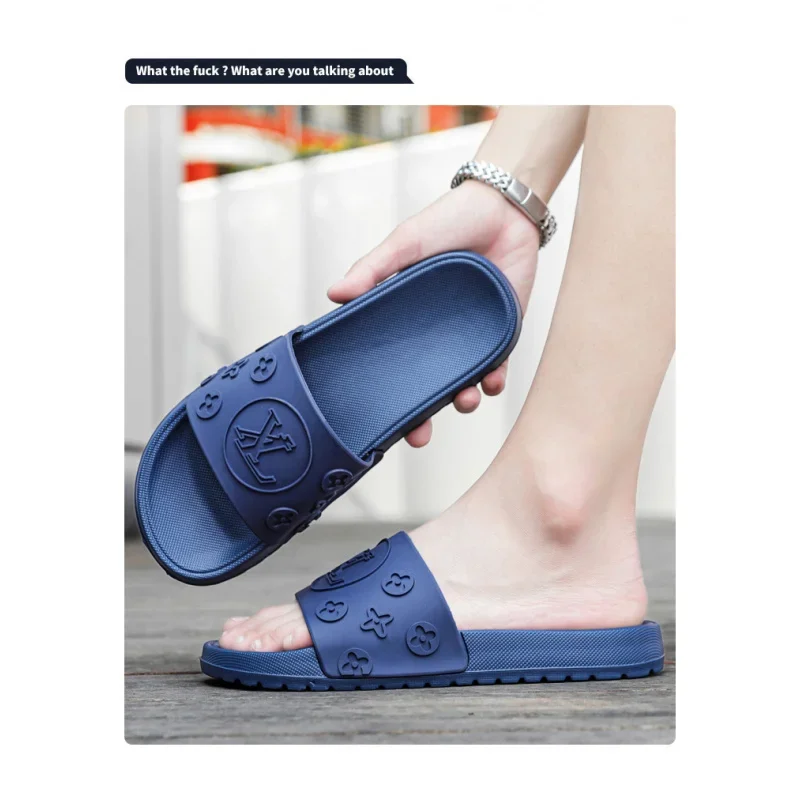 2025年夏新作　爽やかで通気性抜群、履き心地の良いカジュアルな大きいサイズメンズスリッポンサンダル　高品質