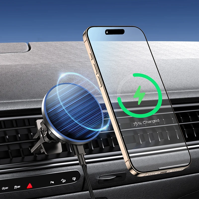 

Автомобильное зарядное устройство для GPS-навигатора: беспроводная зарядная подставка 2-в-1 с поворотным креплением на приборную панель для