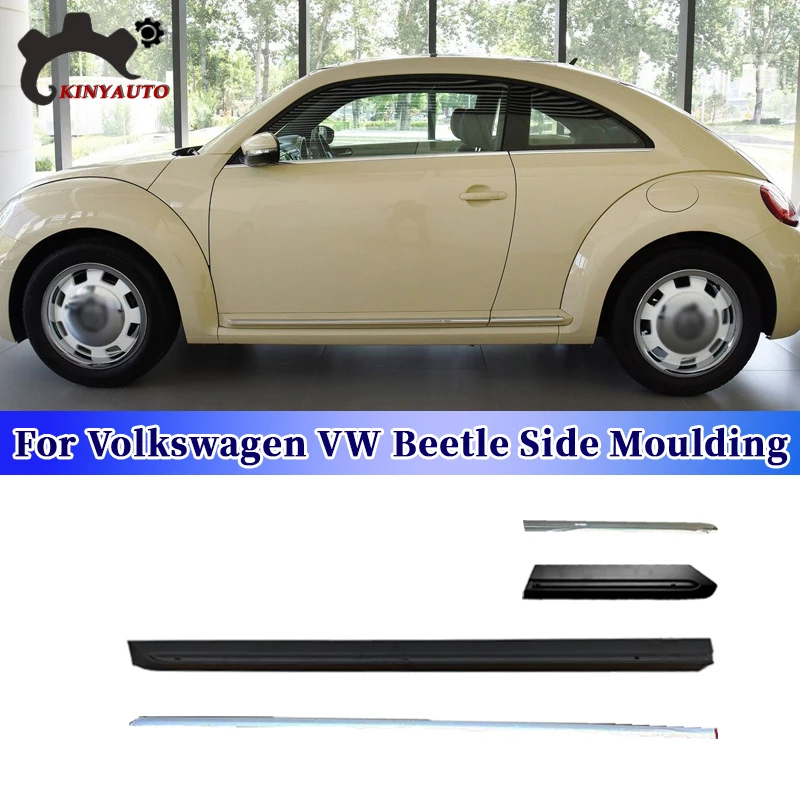 For Volkswagen VW Beetle Without paint Side Moulding Chrome Front