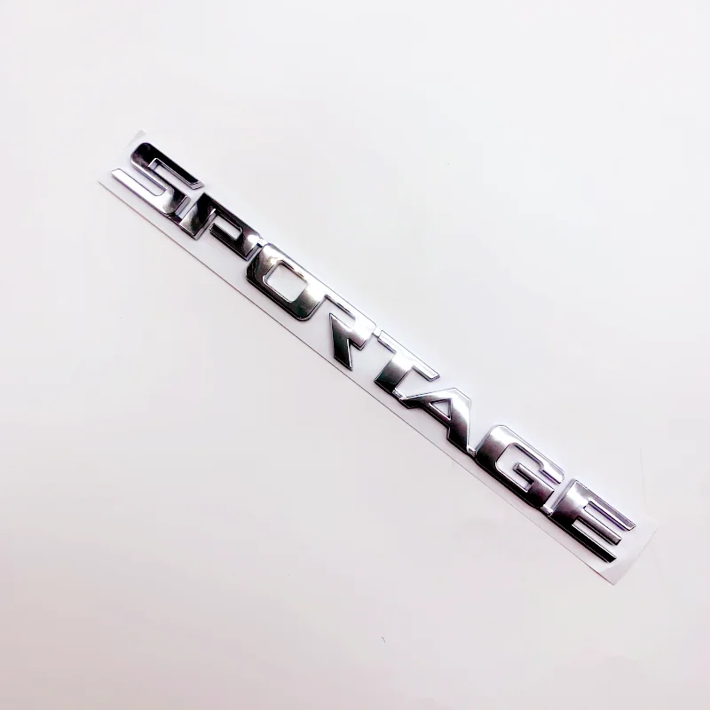 1 Piece Of 3D ABS Sports Logo Sticker Suitable For Car Trunk Emblem Bumper Emblem Sticker Design Car Accessories 4