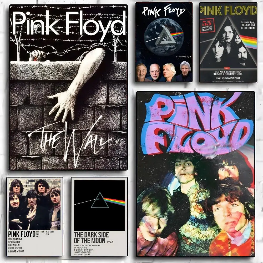 Rock Band Pink F-Floyd Poster Poster Painting And Print Wall Art Picture For Home Room Decor Gifts