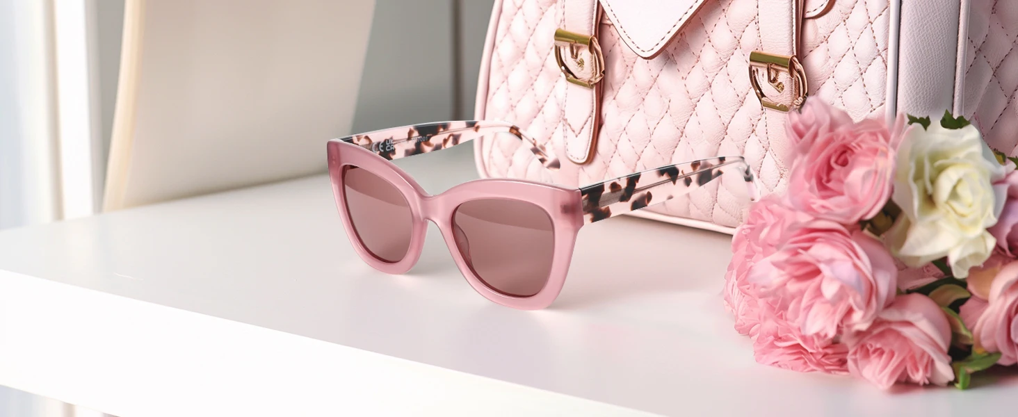 ZENOTTIC Handgefertigte polarisierte Sonnenbrille aus Acetat, modischer quadratischer Schatten, UV400-Schutz, Sonnenbrille für Damen – Detail 9