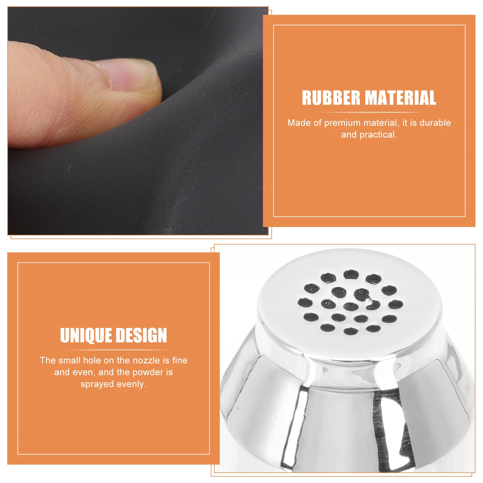 

1Pcs Portable Spray Powder Container Compact Travel Holder Easy Clean Durable Loose Powder Storage Ball