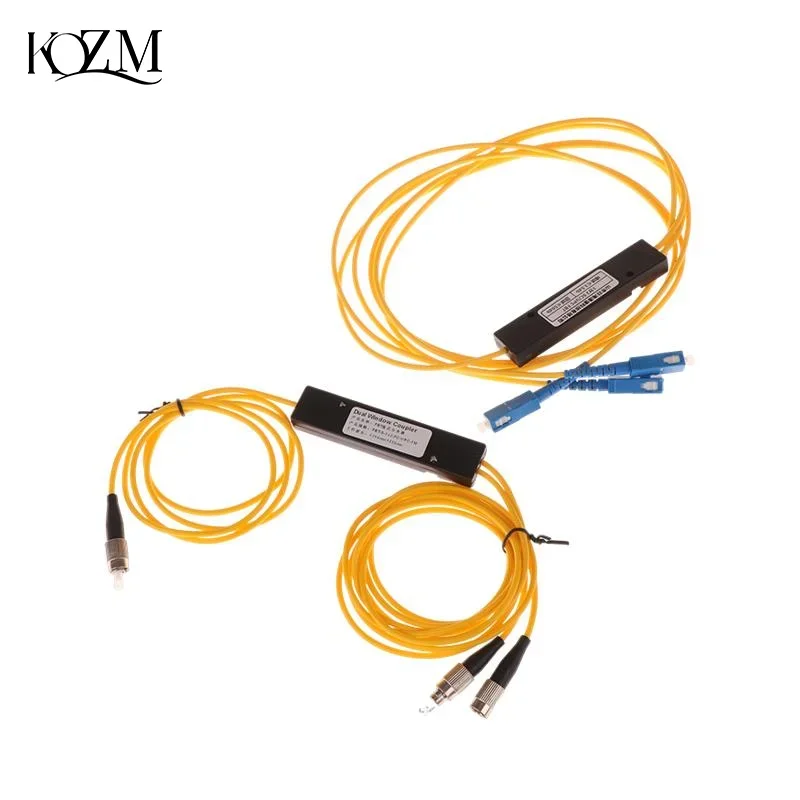1 bis 2 Splitter SC FC UPC 1X2 PLC Fiber Optical Splitter SC/UPC PCL Taper Typ Splitter Computer Kabel Kabel Ärmeln