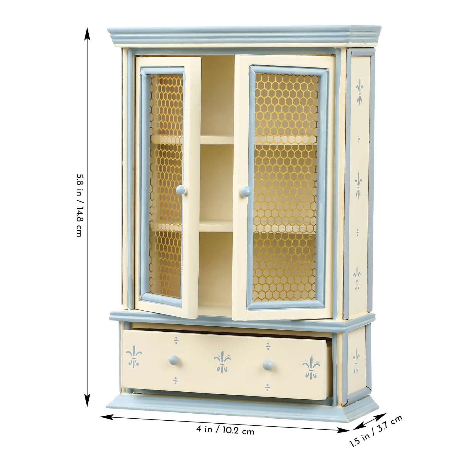 1 12 Scale ชั้นวางหนังสือตู้ตุ๊กตาไม้เฟอร์นิเจอร์ Miniature Home Decor Miniature House อุปกรณ์เสริมที่สมบูรณ์แบบสําหรับตุ๊กตา