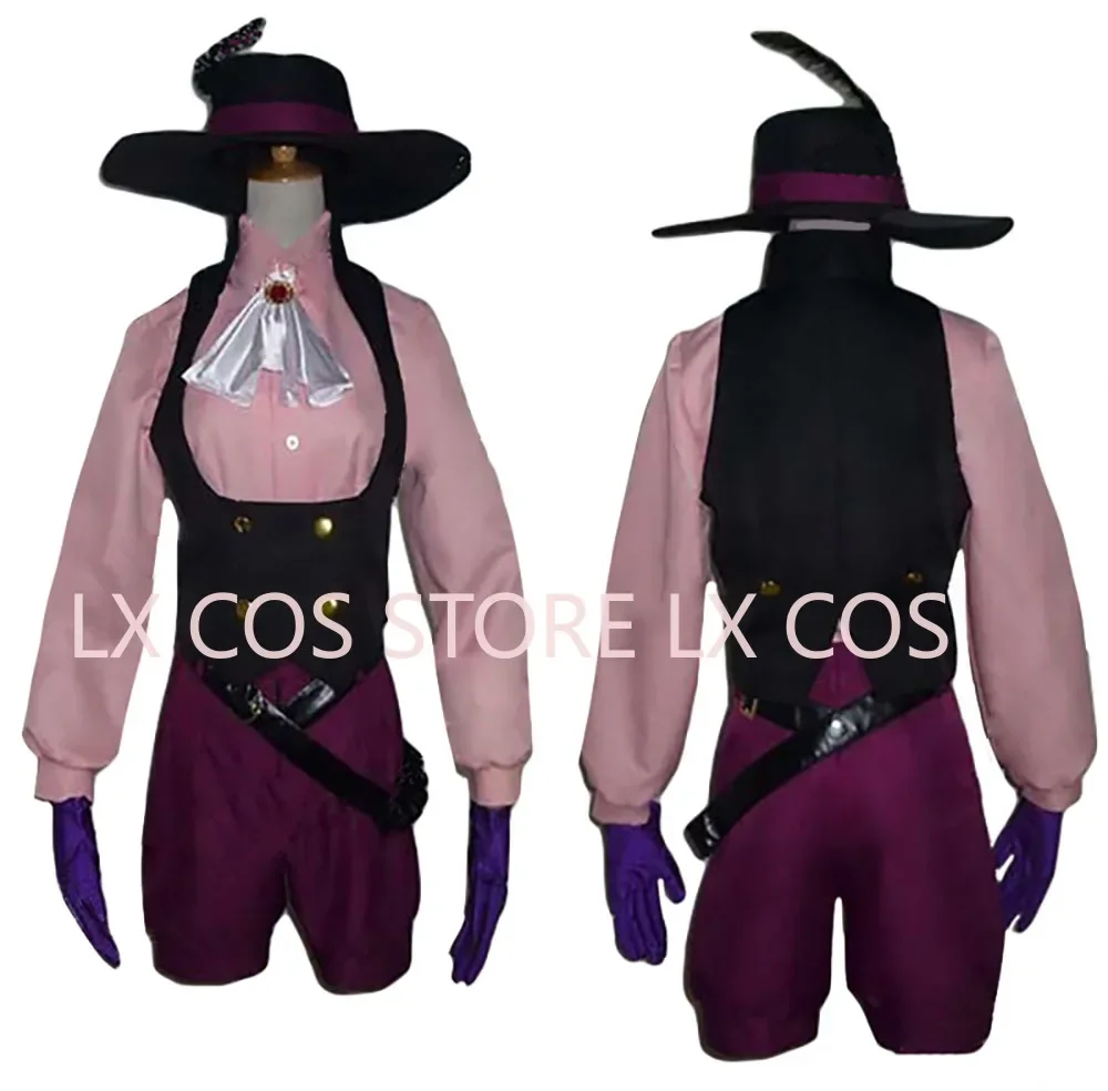 Costume de Cosplay Noir Haru Okumura avec Chapeau pour Homme et Femme, Ensemble Complet de Carnaval d'Halloween, Livraison Gratuite Dissolve