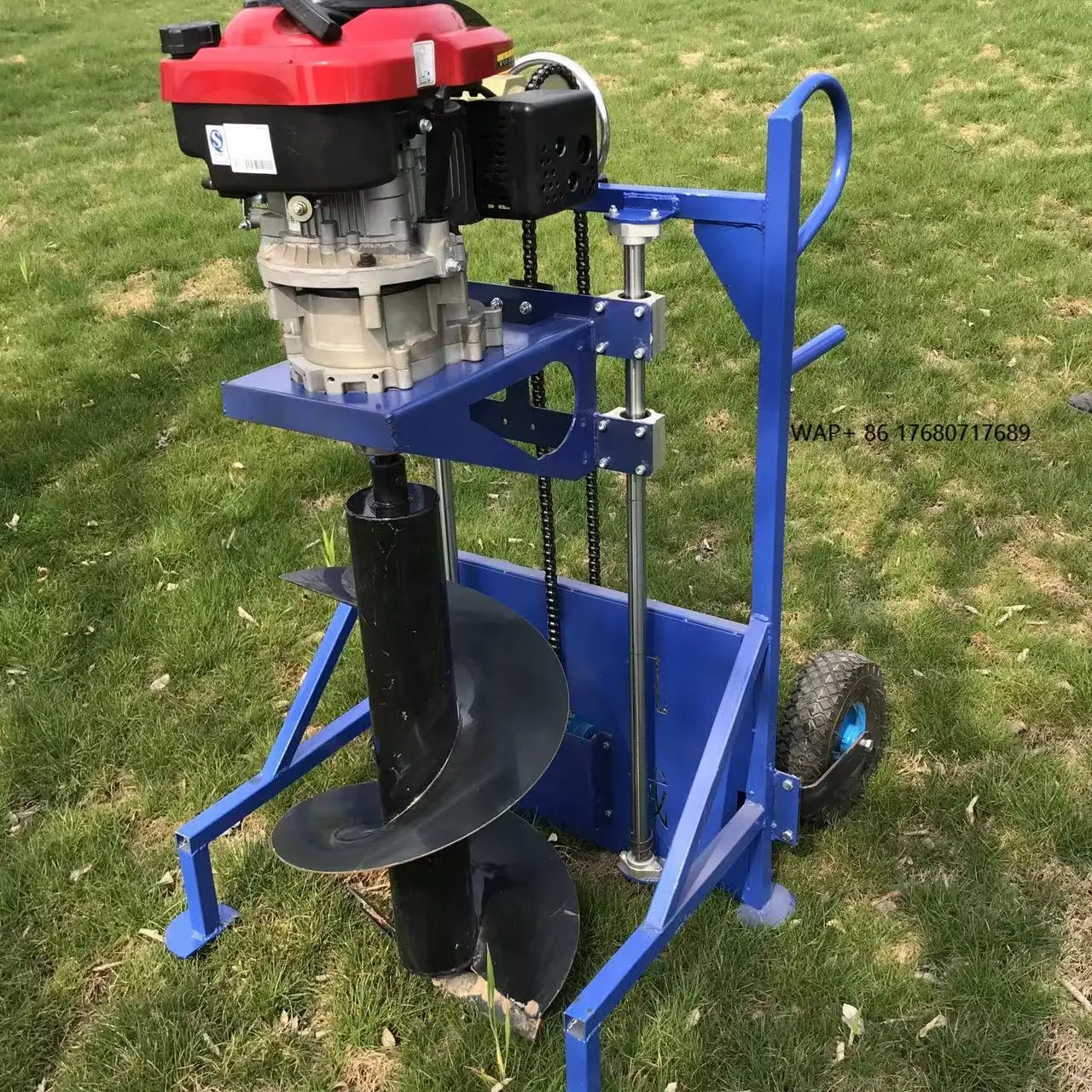 High-Power Single-Operator Ground Drilling Rig  Powered Tree Planting & Pit Digging Machine Earth Auger Wonder Tool