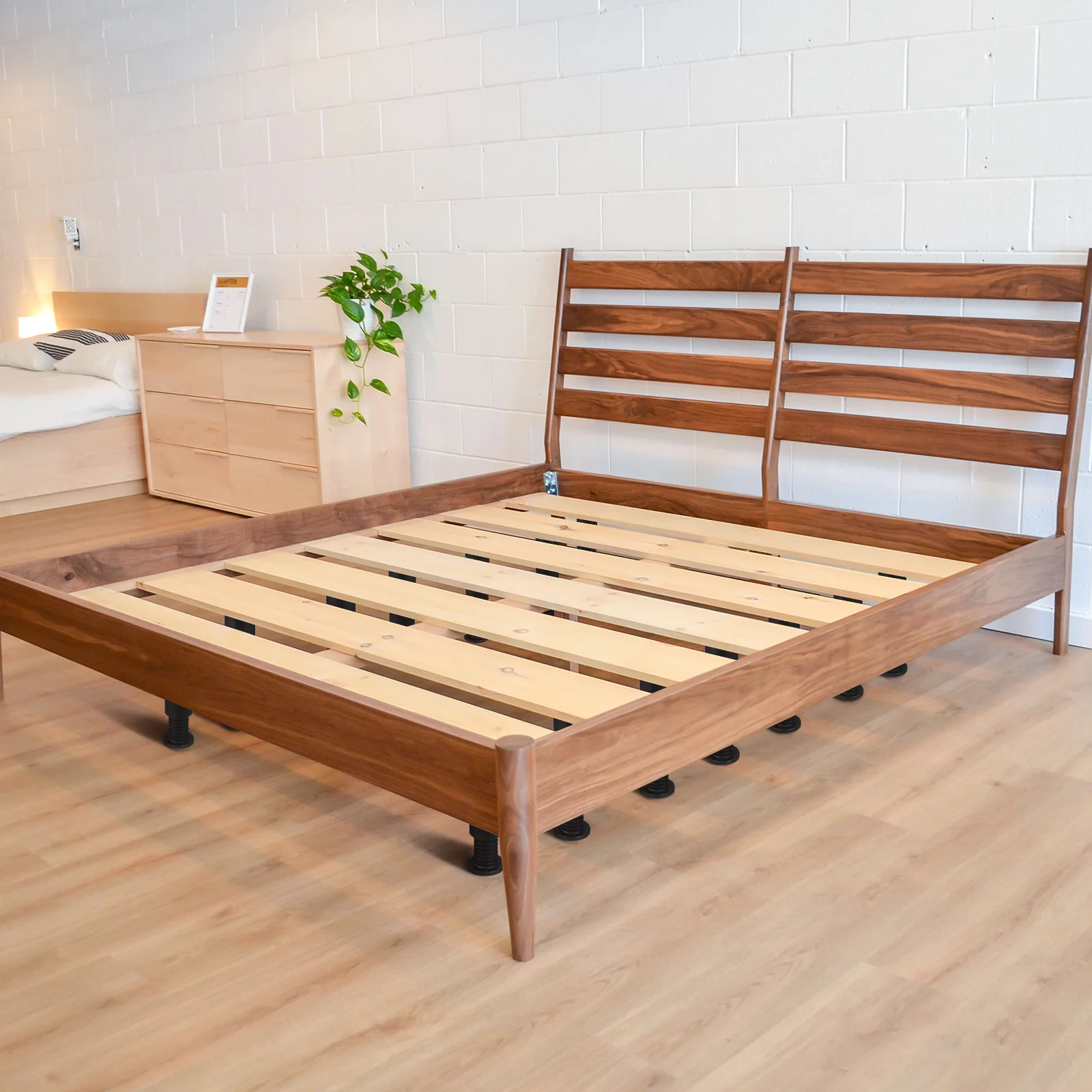 

2Pcs Adjustable Bed Frame Center Support Legs Durable Replacement Parts for Bed Frame Stabilizer and Support