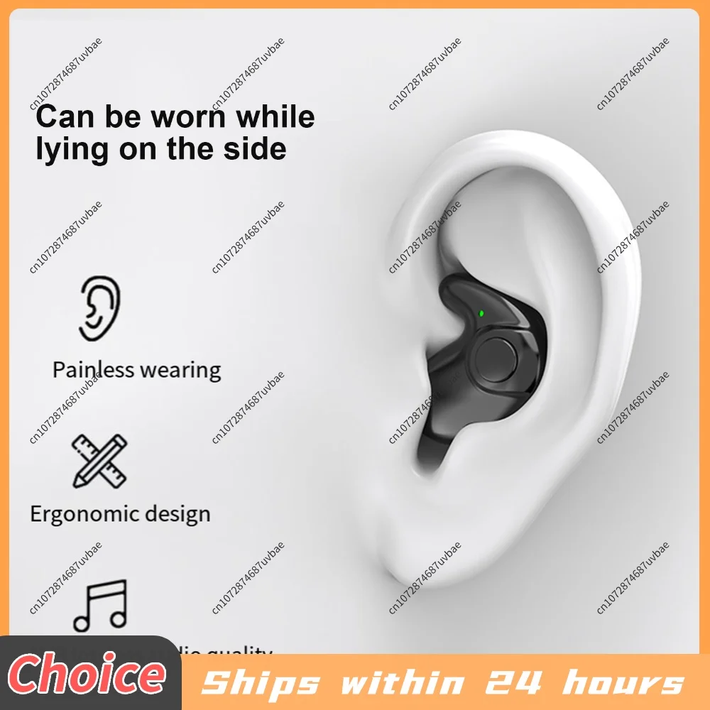 BT Stereo Headphones with Mic Invisible Sleep Earphones Sense-Free Micro Sleep Earbuds for Running Fitness Learning Accessories - view 6